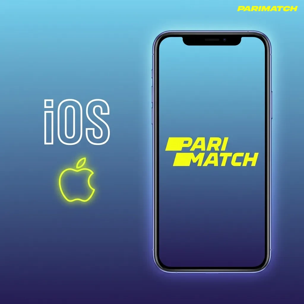 iPhone displaying app download screen from Apple App Store with installation instructions — Parimatch in India