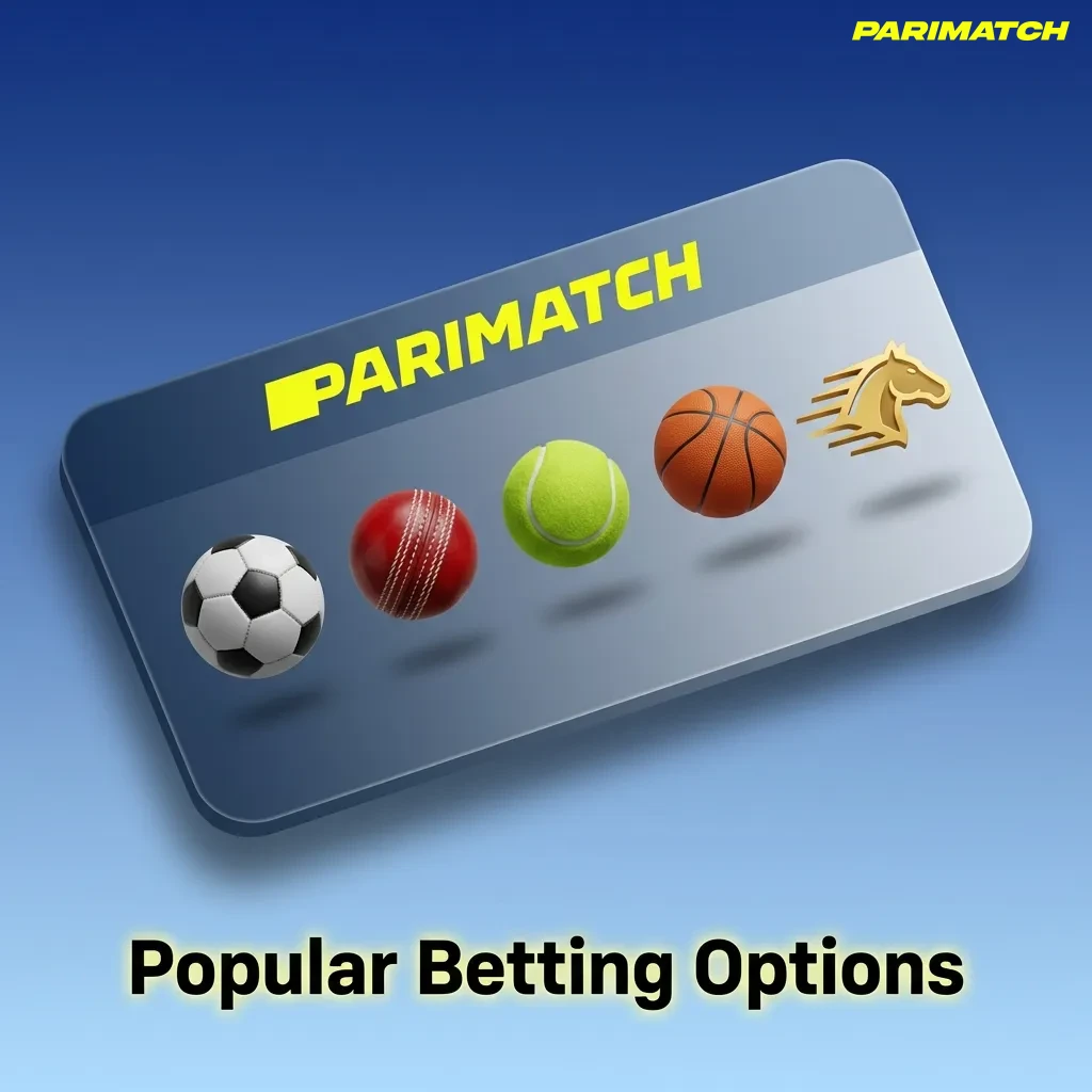 Parimatch India betting interface showing live betting, multi-live accumulator, and prematch wagering options on sports events