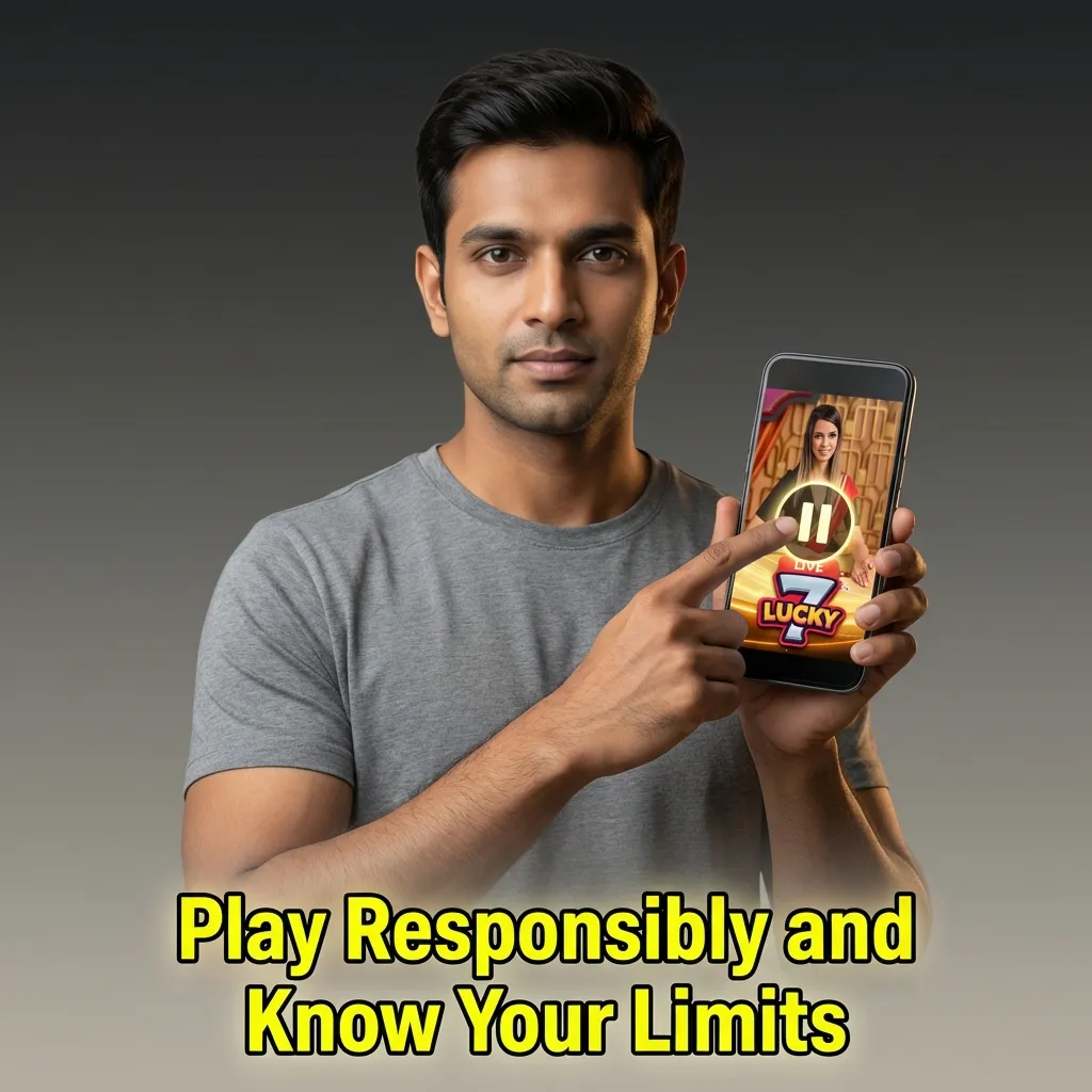 Person setting budget limits on casino app to practice responsible gambling and maintain control over spending — Parimatch in India
