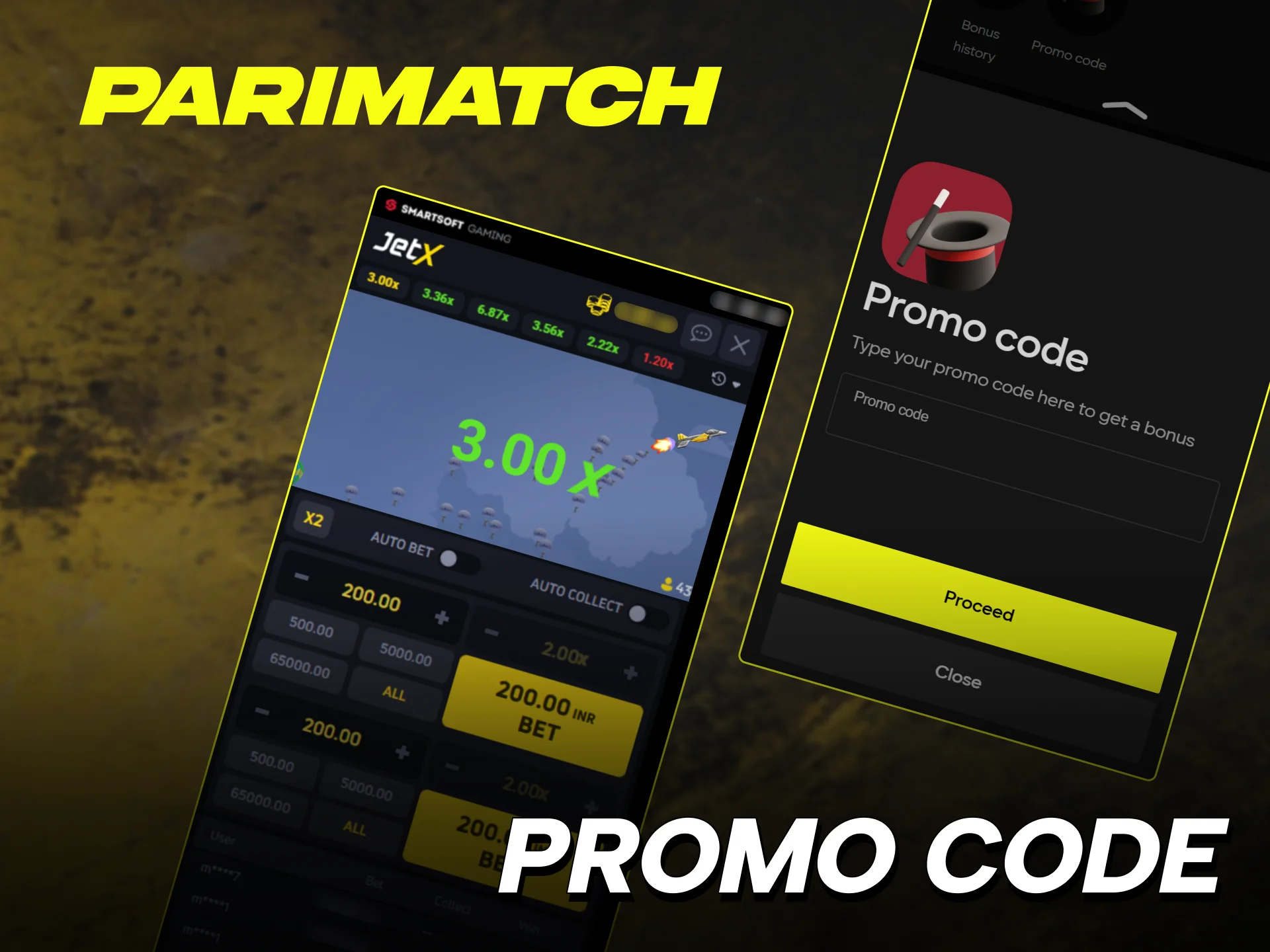 parimatch jetx promo code india