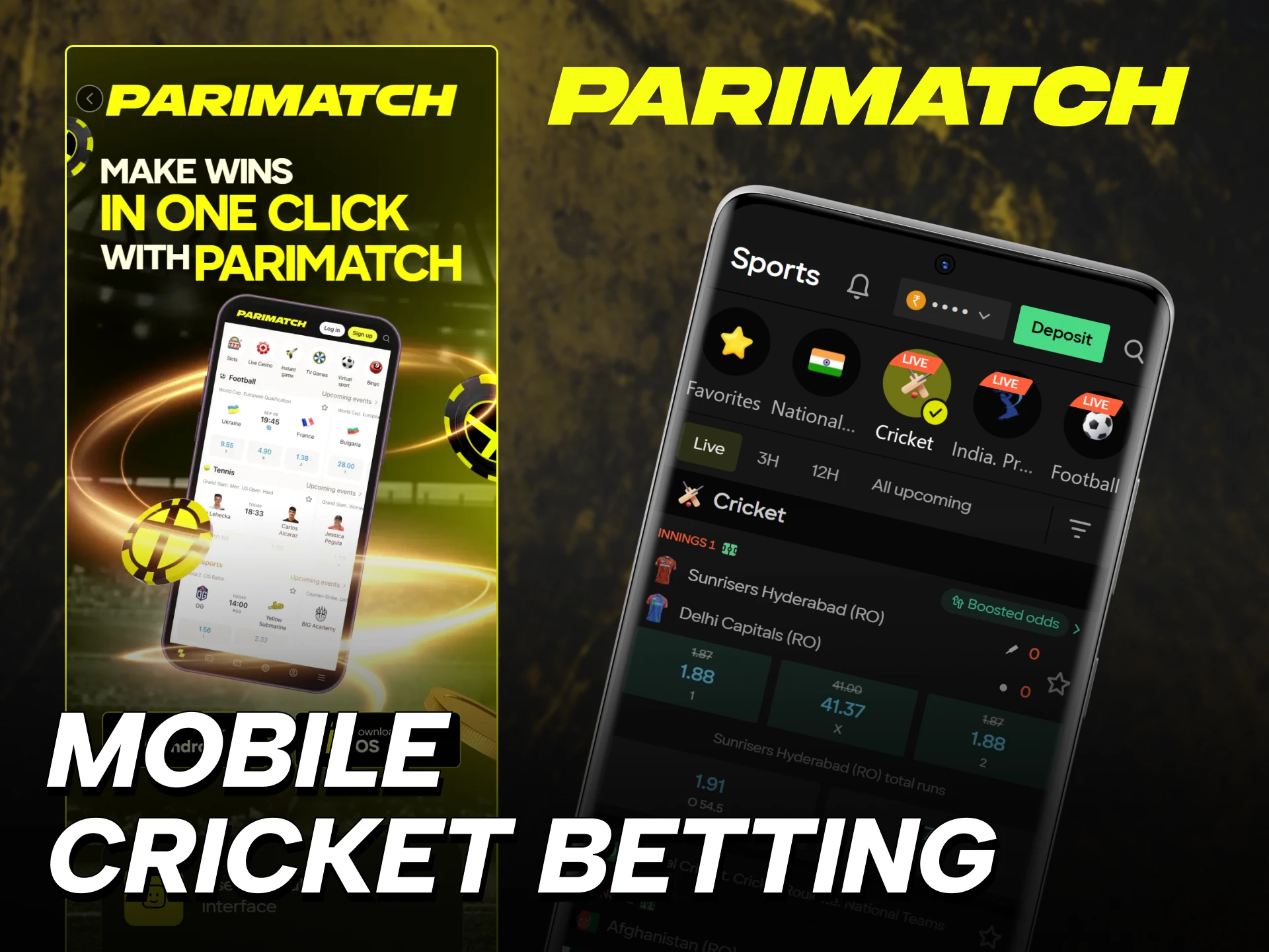 parimatch cricket betting app india