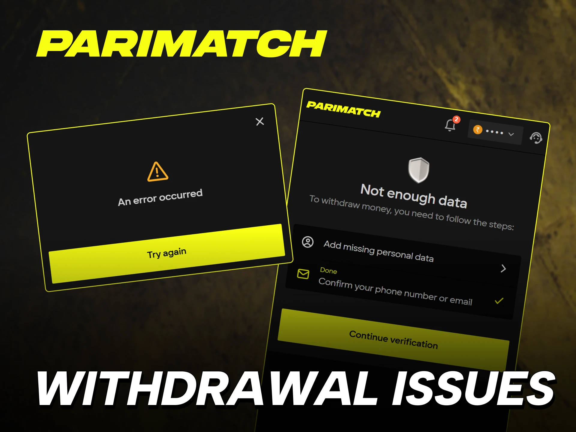 parimatch withdrawal methods india